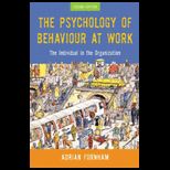 Psychology of Behaviour at Work  The Individual in the Organization