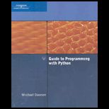 Guide to Programming With Python  With CD