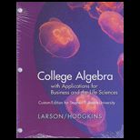 College Algebra (Looseleaf) (Custom)