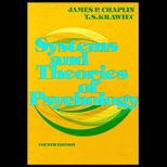 Systems and Theories of Psychology