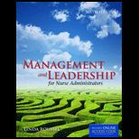 Management and Leadership for Nurse Administrators   With Access