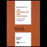 Tax Procedure and Tax Fraud 2000  Cases and Materials, Supplement