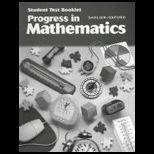 Progress in Mathematics  Test Book, Grade 4 (10 Pack)