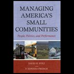Managing Americas Small Communities