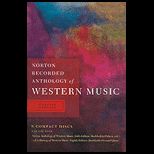 Norton Recorded Anthology of Western Music   Conc  6 CDs