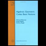Algebraic Geometric Codes Basic Notions