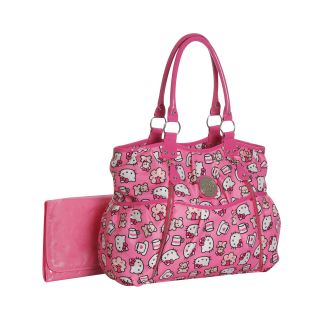 Hello Kitty Allover Print Diaper Bag, Pink