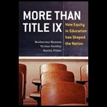 MORE THAN TITLE IX HOW EQUITY IN EDUC