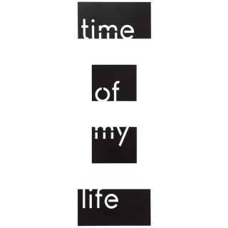 UMBRA Time of My Life Wall Decor, Black