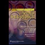 Handbook of Applied Therapeutics  Diagnosis and Therapy