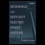 Renewable and Efficient Electric Power Systems
