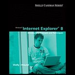 Windows Internet Explorer 8 Introductory Concepts and Techniques