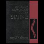 Anterior Approaches to Spine