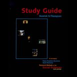 Research Methods in the Social Sciences (Study Guide)
