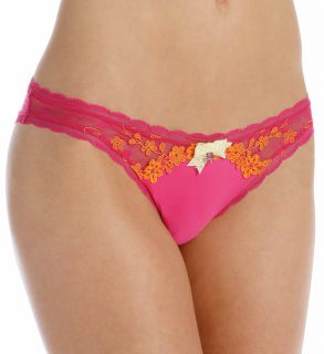 Pretty Polly Lingerie PP165 Embroidered Tanga Panty