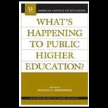Whats Happening to Public Higher Education?