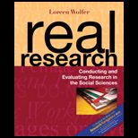 Research Methods  Conducting and Evaluating Research in the Social Sciences  Text Only