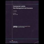 Commercial Liability, Risk Managemnt. and Insur.