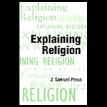 Explaining Religion
