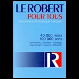 Le Robert Pout Tous