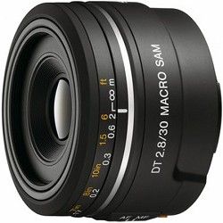 Sony SAL30M28   30mm f/2.8 Macro SAM Lens for Sony Alpha DSLRs