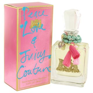 Peace Love & Juicy Couture for Women by Juicy Couture Eau De Parfum Spray 3.4 oz