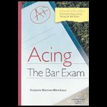 Acing the Bar Exam A Checklist Approach to Taking the Bar Exam