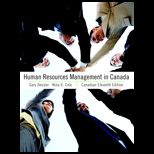 Human Resources Management in Canada (Canadian)