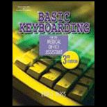 Basic Keyboarding for the Medical Office Assistant   With CD