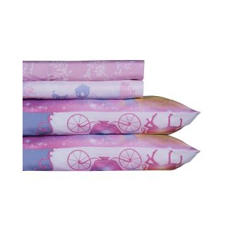 Disney Princess Forever Sheet Set, Pink, Girls