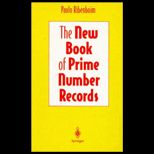 New Book of Prime Number Records