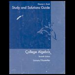 College Algebra   Plus Student Solutions Guide Plus Mathspace CD