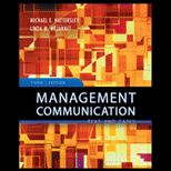 Management Communication  Principles and Practice
