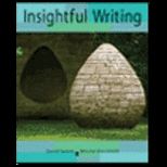 Insightful Writing Process Rhetoric with Readings