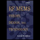 RF Mems  Theory, Design, and Technology