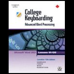 College Keyboarding  Lessons 61 120 (CANADIAN)