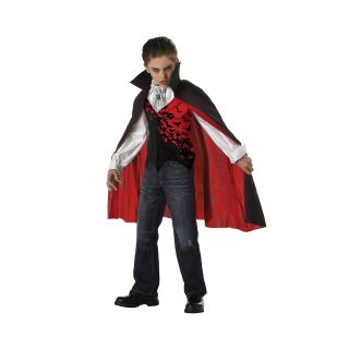 Prince of Darkness Child Costume, Red/Black, Boys