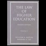 Law of Higher Education, Volume 1 and 2 (Custom Package)