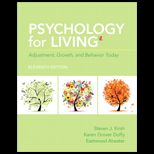 Psychology for Living Adjustment, Growth, and Behavior Today (Looseleaf) With Access