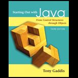 Starting Out with Java 5  From Control Structures Through Objects   With CD