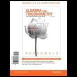 Algebra and Trigonometry With Modeling (Looseleaf)