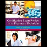 Certification Examination Review for Pharmacy Technician   With CD