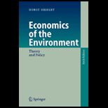 Economics of the Environment Theory and Policy