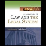Intro. to Law and Legal System