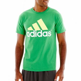Adidas Logo Tee, Green, Mens