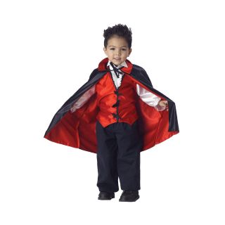 Vampire Toddler Costume, Red/Black, Boys