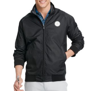 Izod Full Zip Golf Jacket, Asphalt, Mens