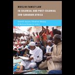 Muslim Family Law in Sub Saharan Africa