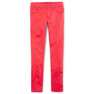 ARIZONA Colored Twill Skinny Jeans   Girls 6 16, Slim & Plus, Rose Garden, Girls