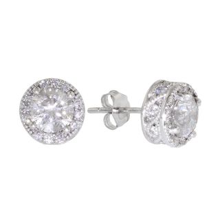 2 CT. T.W. Diamond 10K White Gold Stud Earrings, Wg (White Gold), Womens